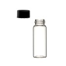 6 ml Gewindeflasche, mit GL Gewinde, Abmessungen ø 18.00 x 50 x 1.0 mm., Röhrenglas, typ 1